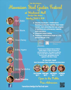2018 Hawaiian Steel Guitar Festival at Windward Mall